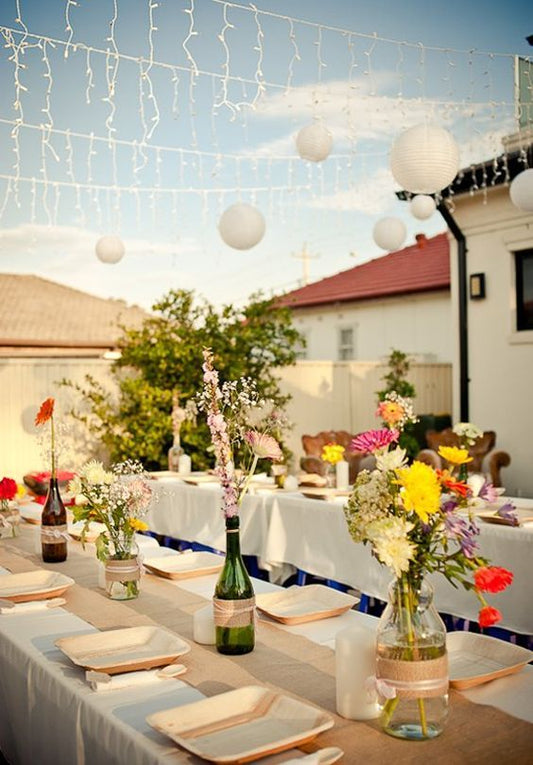 How Do You Decorate a Table for an Eco-Friendly Autumn Party?