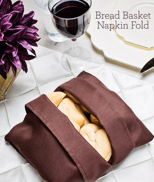 Napkin Folding - Bread Basket Fold