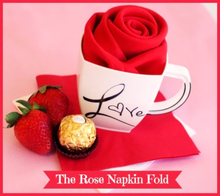 How to: Fold a Rose Napkin