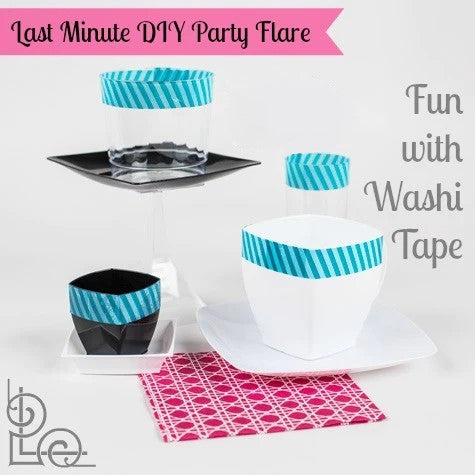 Instant Party Upgrade: How to Create Stylish Drinkware with Washi Tape