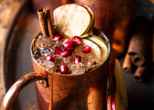Fall in a Glass: Ginger Apple Moscow Mule