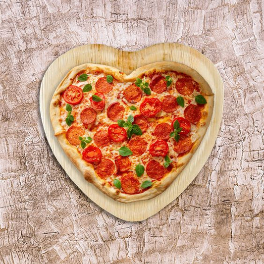 Heart-Shaped Pizza Recipe for Two