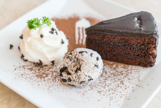 The Ultimate Party Pleaser: Chocolate Cake Extravaganza with Ice Cream and Whipped Cream