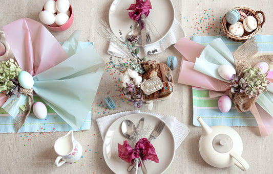 Pastel Paradise: Creating a Beautiful Easter Table Setup