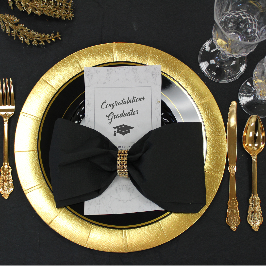 Elegant Graduation Gala Tablescapes | Kaya Tableware – The Kaya Collection