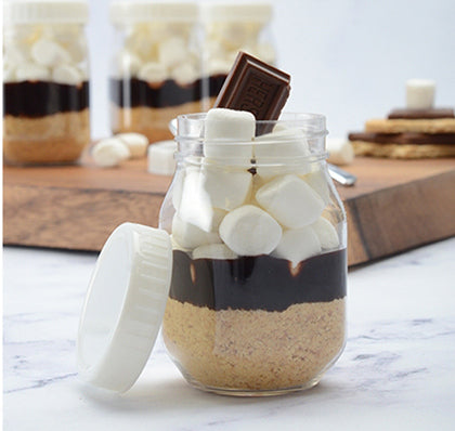 No-Bake S'mores in a Jar Recipe
