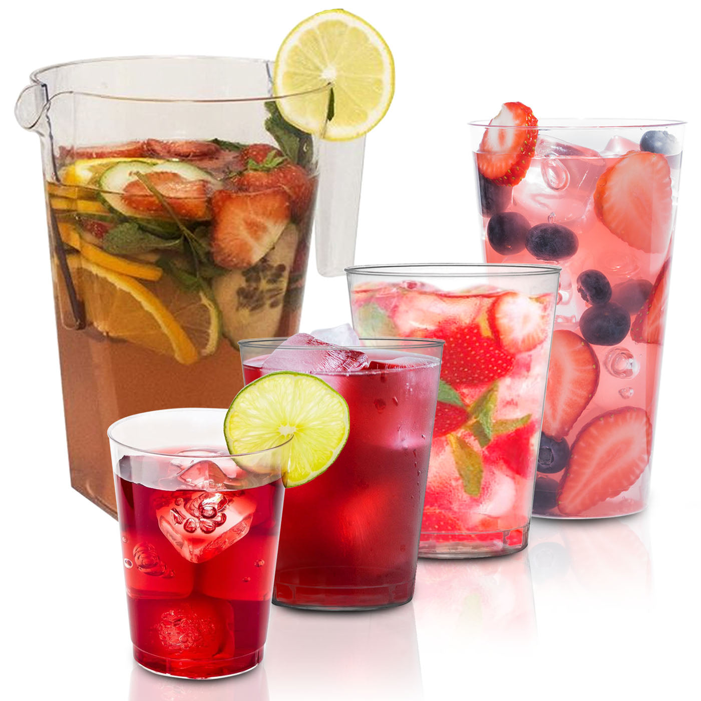 Drinkware | Disposable Wedding Party Dinnerware | Kaya Collection – The ...