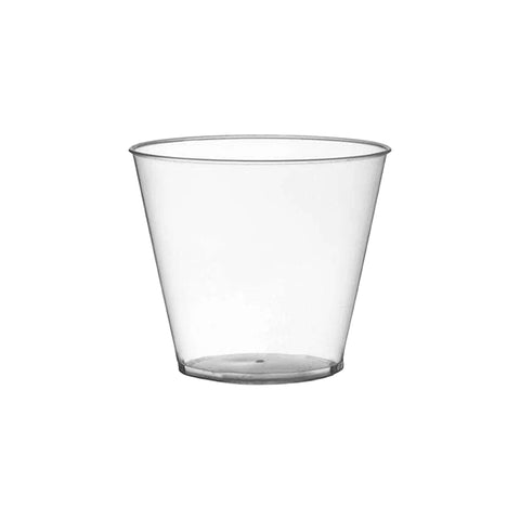 9 oz. Fancy Crystal Clear Disposable Plastic Party Cups