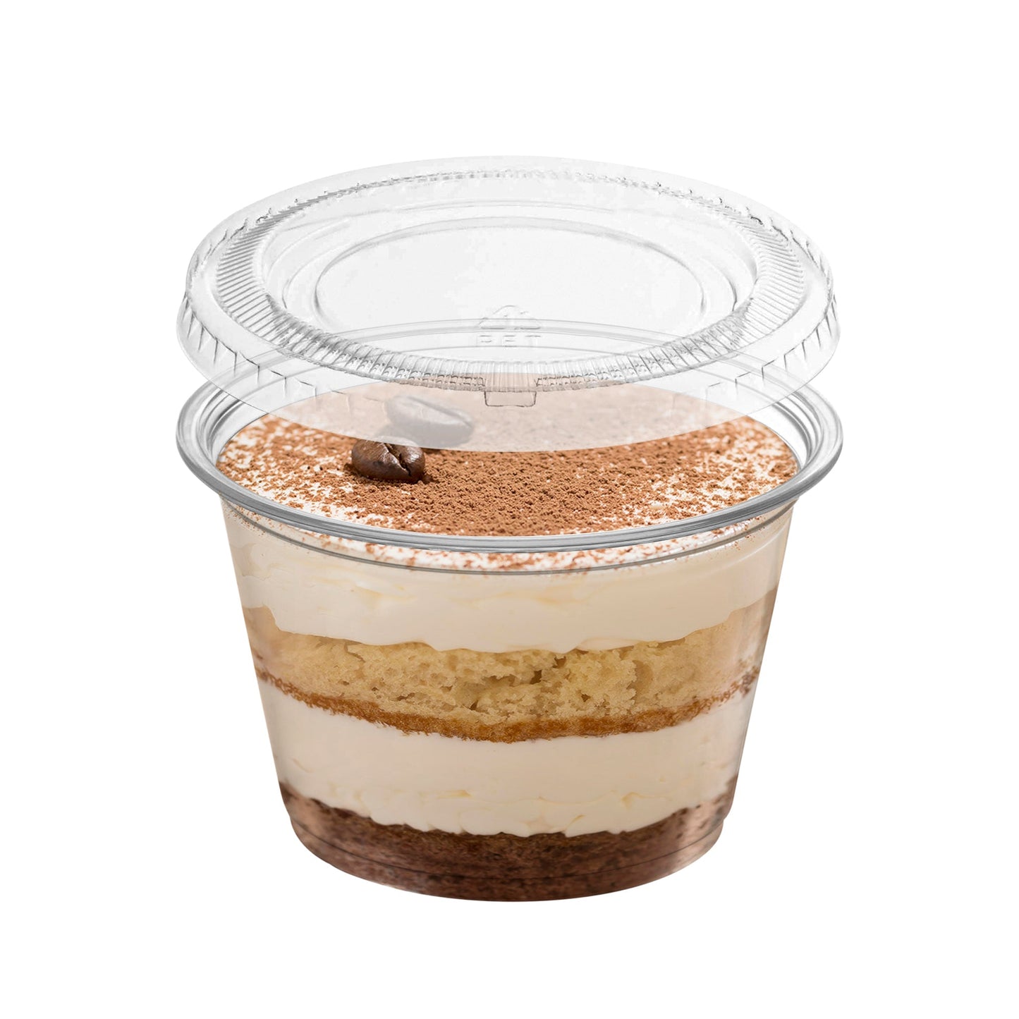 1.5 oz Clear Plastic Souffle Cups with Lids