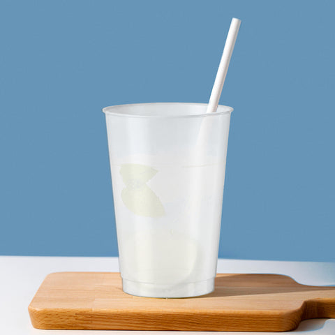 12 oz. Clear White Disposable Plastic Party Cups