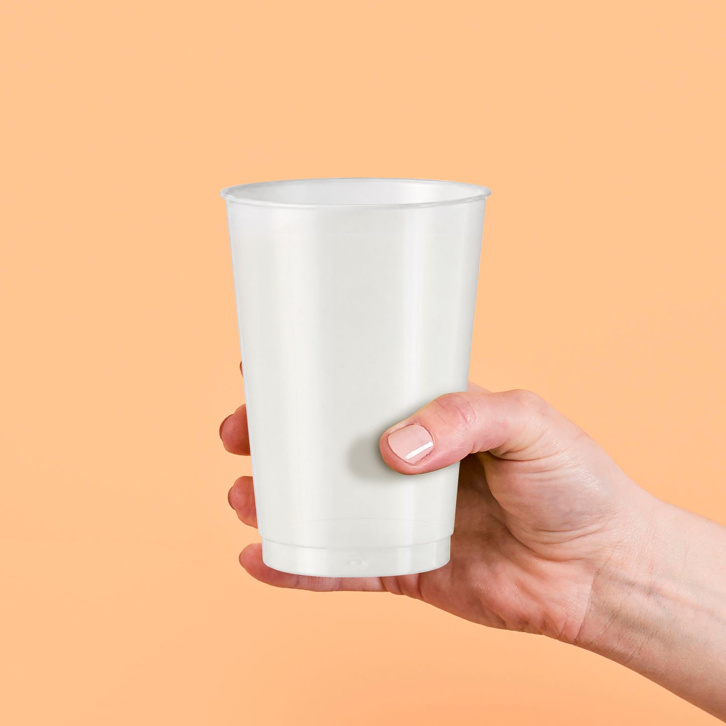 12 oz. Clear White Disposable Plastic Party Cups