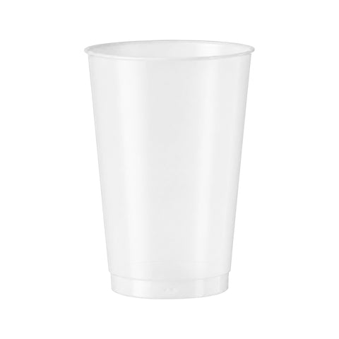 12 oz. Clear White Disposable Plastic Party Cups