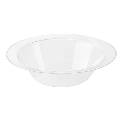 Clear Economy Round Plastic Soup Bowls (12 oz.)