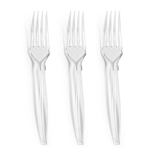 Clear Disposable Plastic Forks