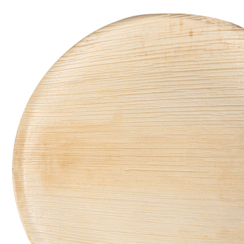 Round Palm Leaf Disposable Eco-Friendly Dinner Plates (10