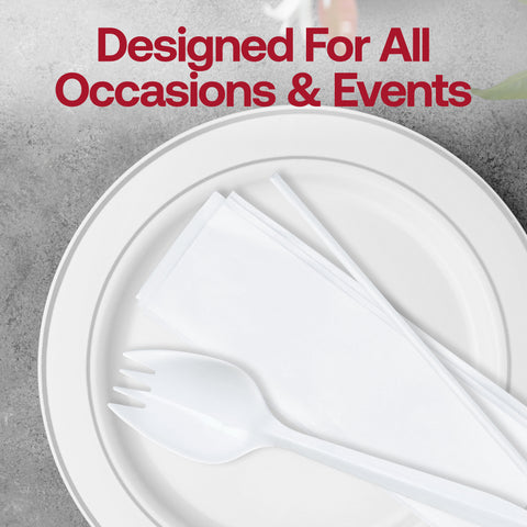 MW Cutlery Kit - Spork, Napkin and Milk Straw