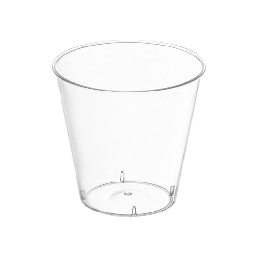 1 oz. Clear Disposable Plastic Shot Glasses