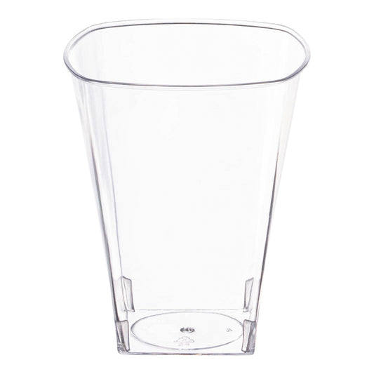 8 oz. Clear Square Disposable Plastic Cups