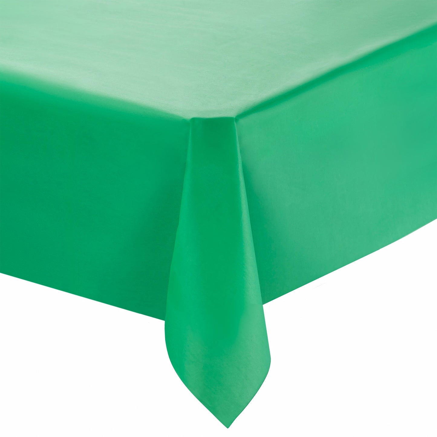 Hunter Green Rectangular Plastic Tablecloths (54" x 108")