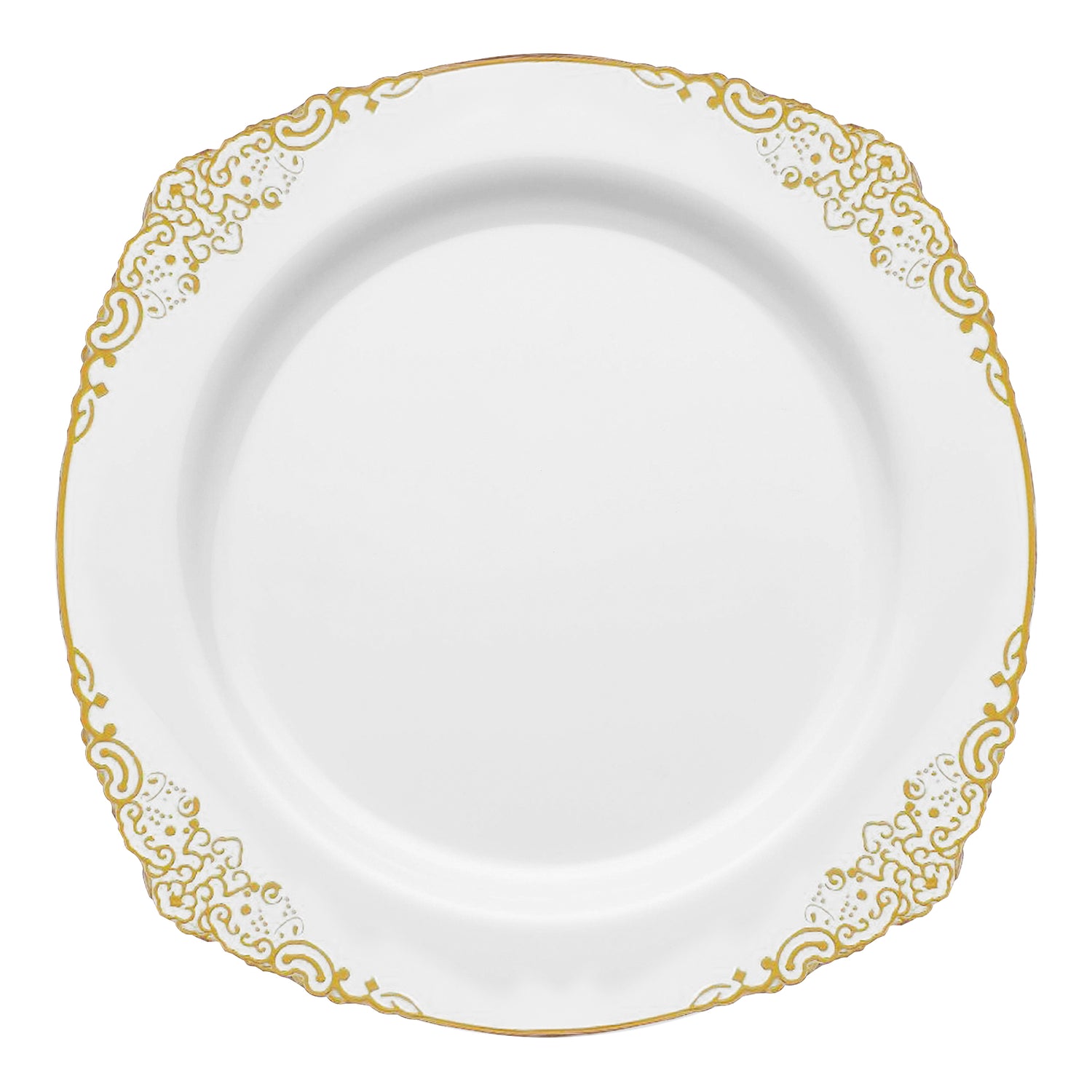 White plastic disposable plates hotsell