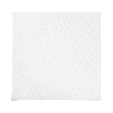 White Linen-Like Premium Disposable Paper Beverage/Cocktail Napkins