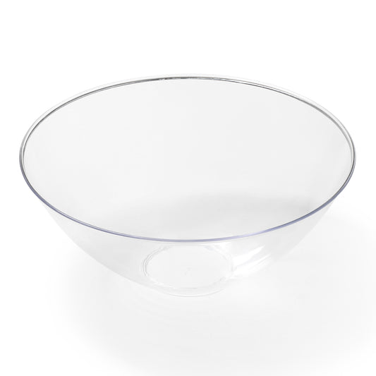 Solid Clear Organic Round Plastic Bowls (32 oz.)