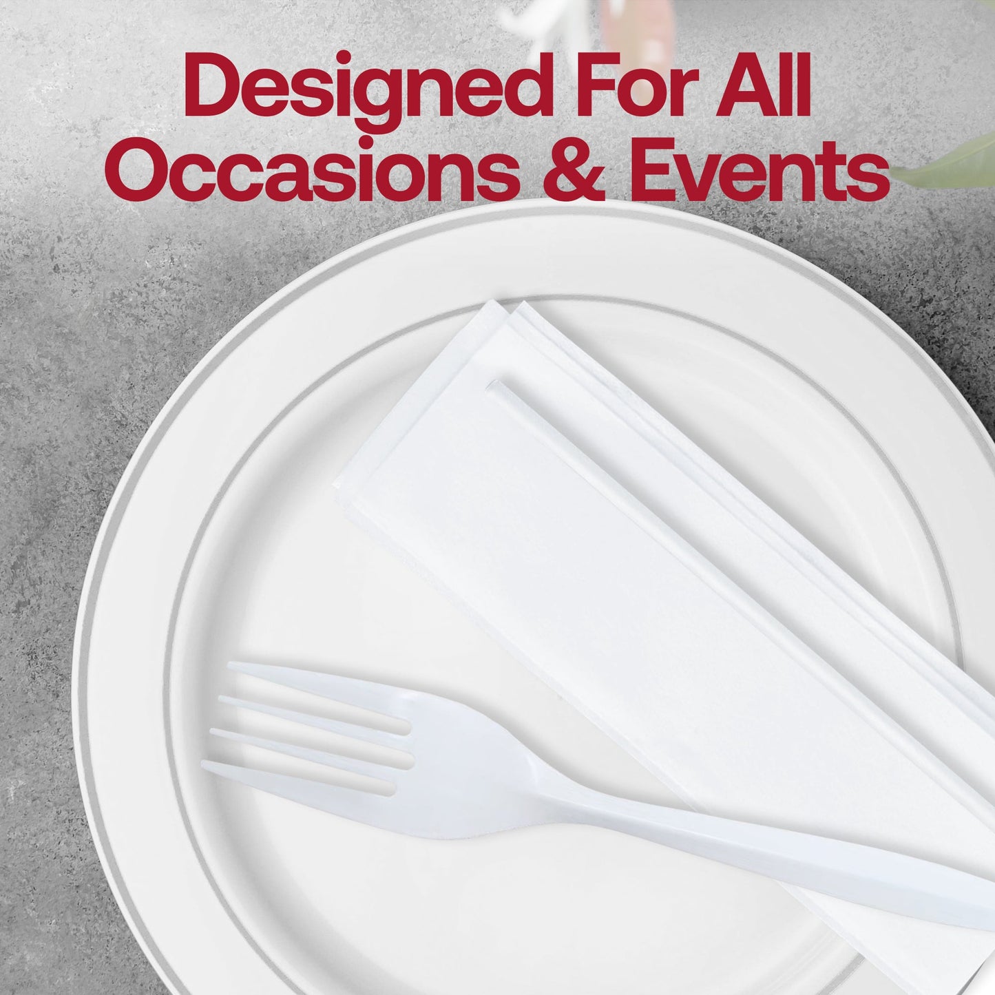 MW Cutlery Kit - Fork, Milk Straw and Napkin