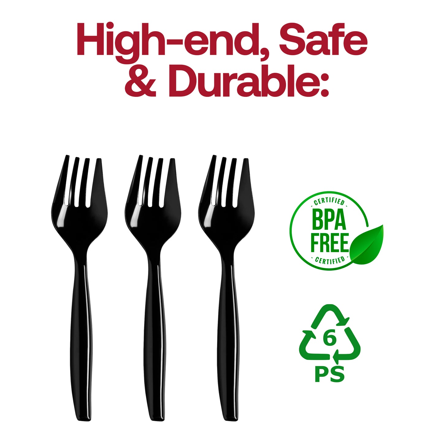 Hefty Elegance Premium Serving Forks