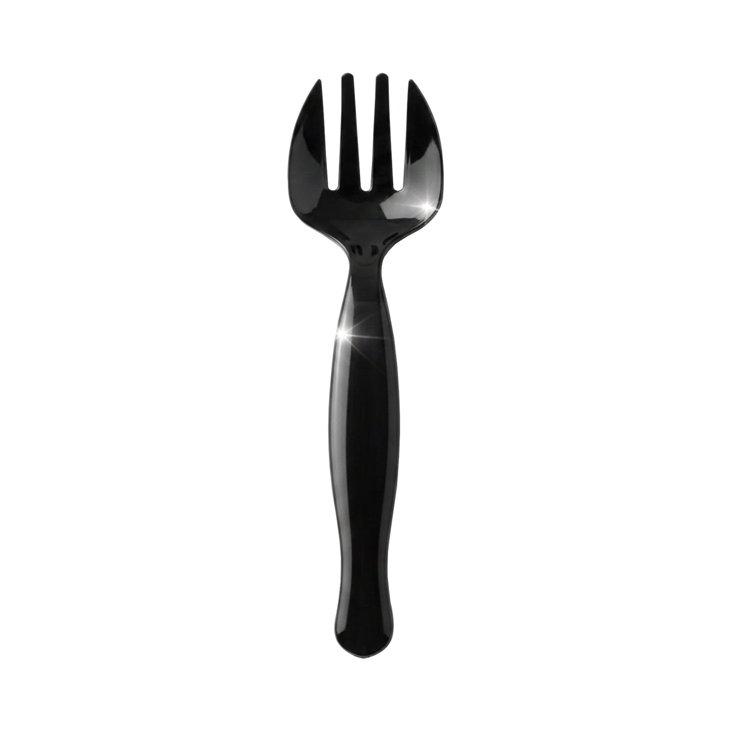 Black Plastic Serving Forks