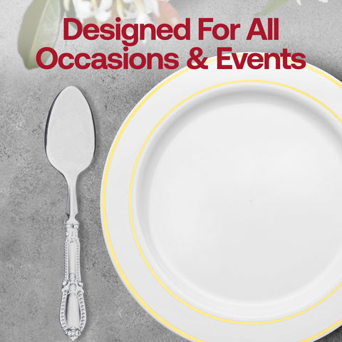 Clear Baroque Disposable Plastic Dinner Spoons Lifestyle | The Kaya Collection