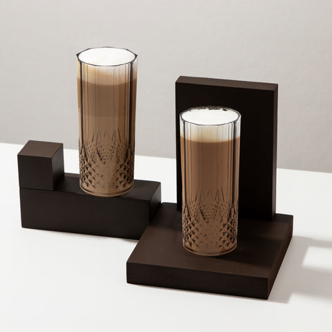 14 oz. Clear Crystal Cut High Ball Disposable Plastic Glasses