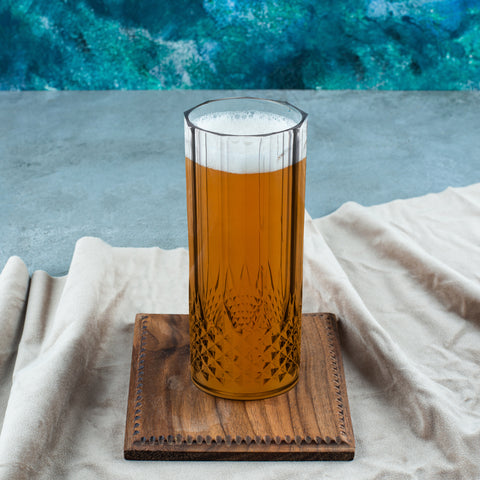 14 oz. Clear Crystal Cut High Ball Disposable Plastic Glasses