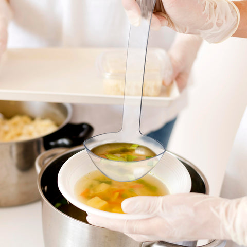 Clear Plastic Large Serving Ladles