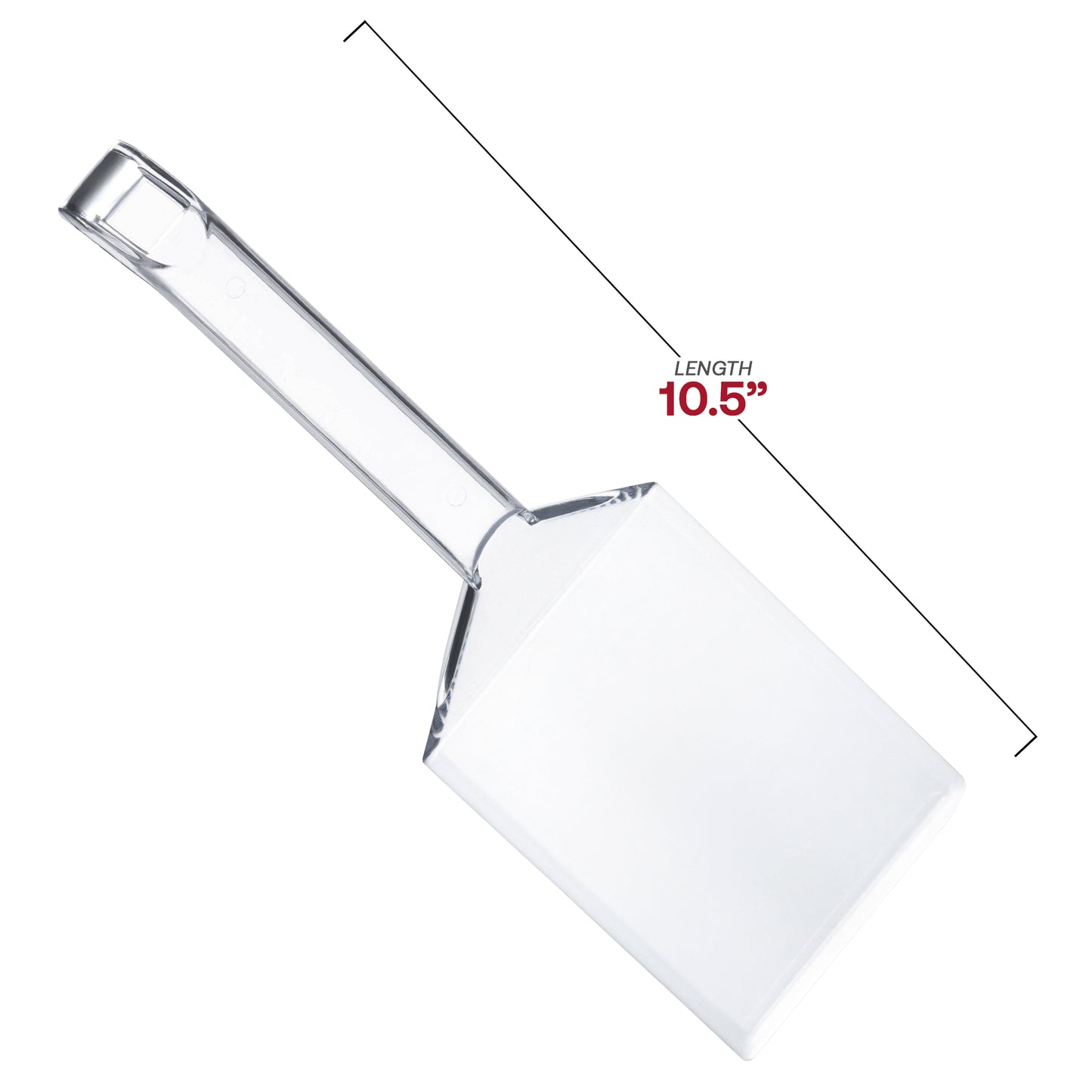 Clear Plastic Large Serving Spatulas