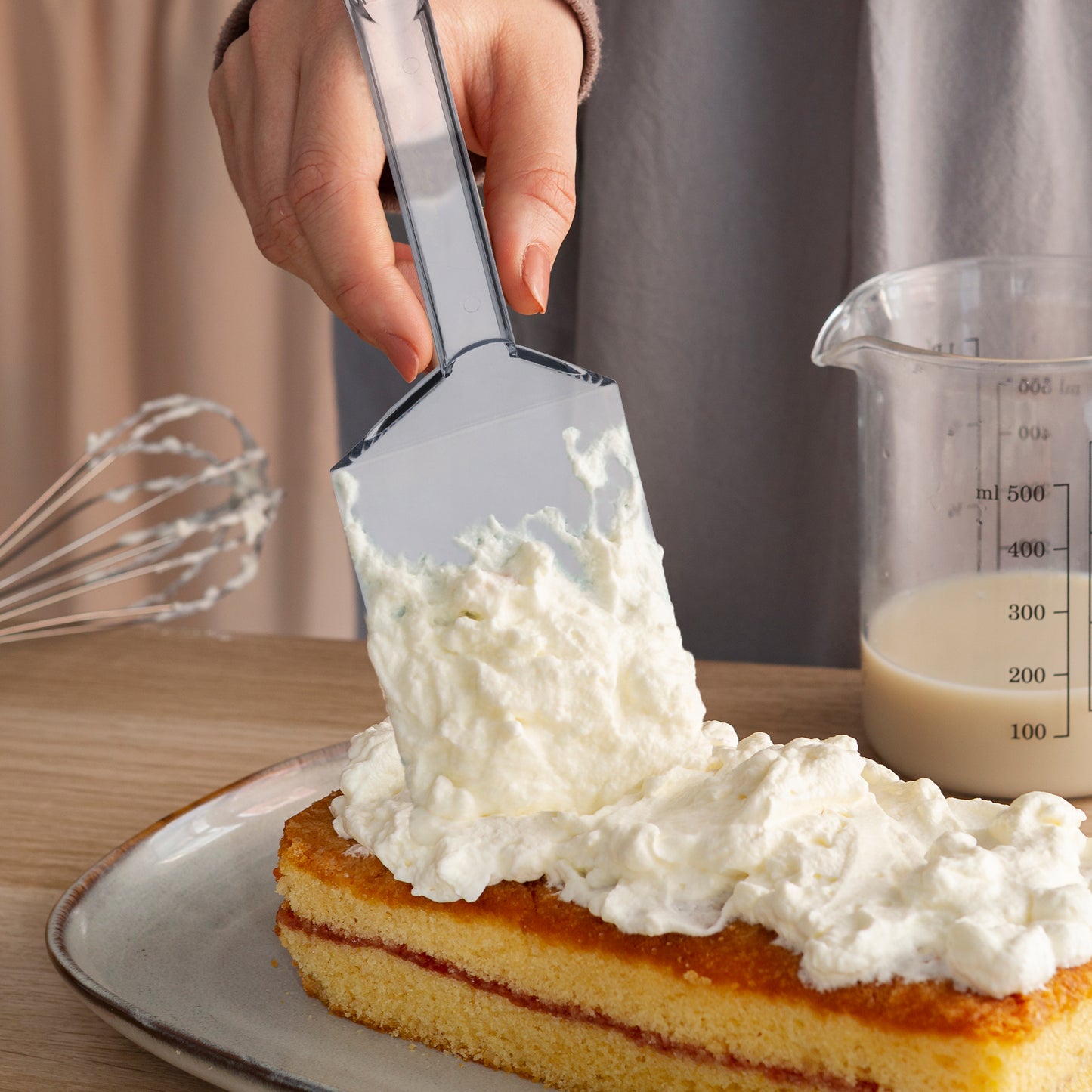 Clear Plastic Large Serving Spatulas