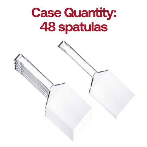 Clear Plastic Large Serving Spatulas