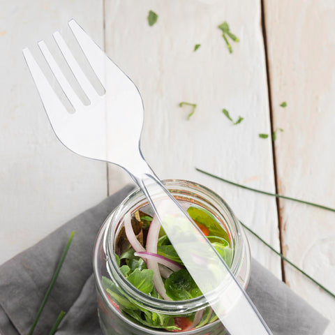 Clear Plastic Disposable Serving Forks