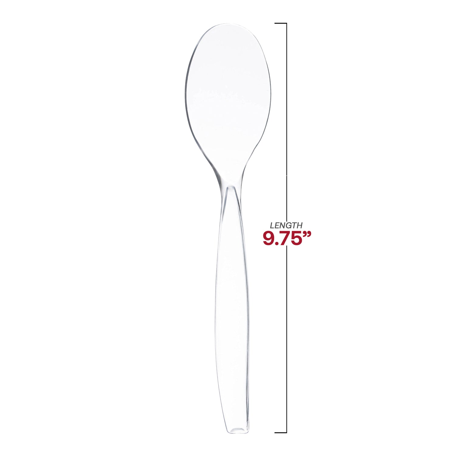 Clear Plastic Disposable Serving Spoons | Kaya Collection