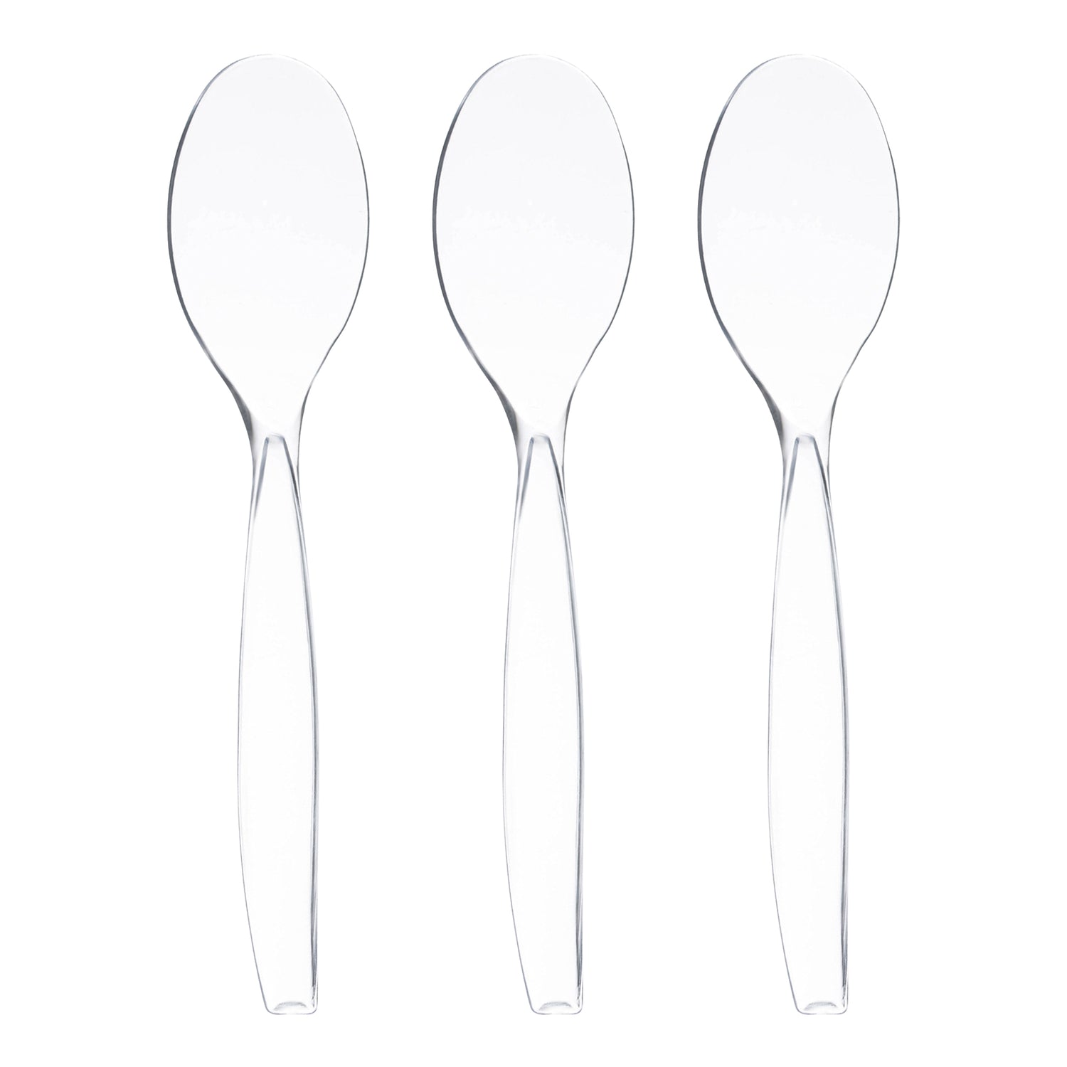 Clear Plastic Disposable Serving Spoons | Kaya Collection
