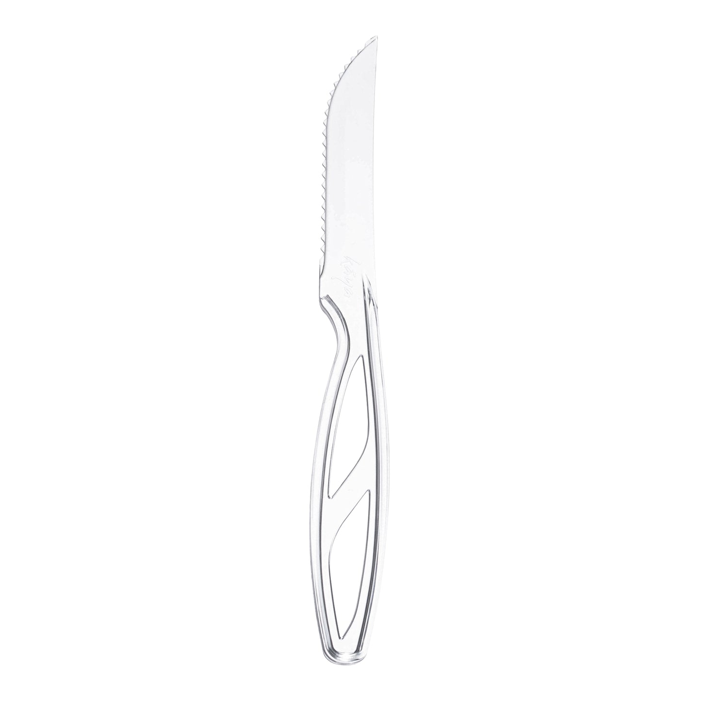 Clear Plastic Disposable Steak Knives