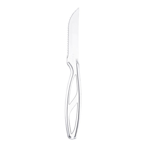 Clear Plastic Disposable Steak Knives