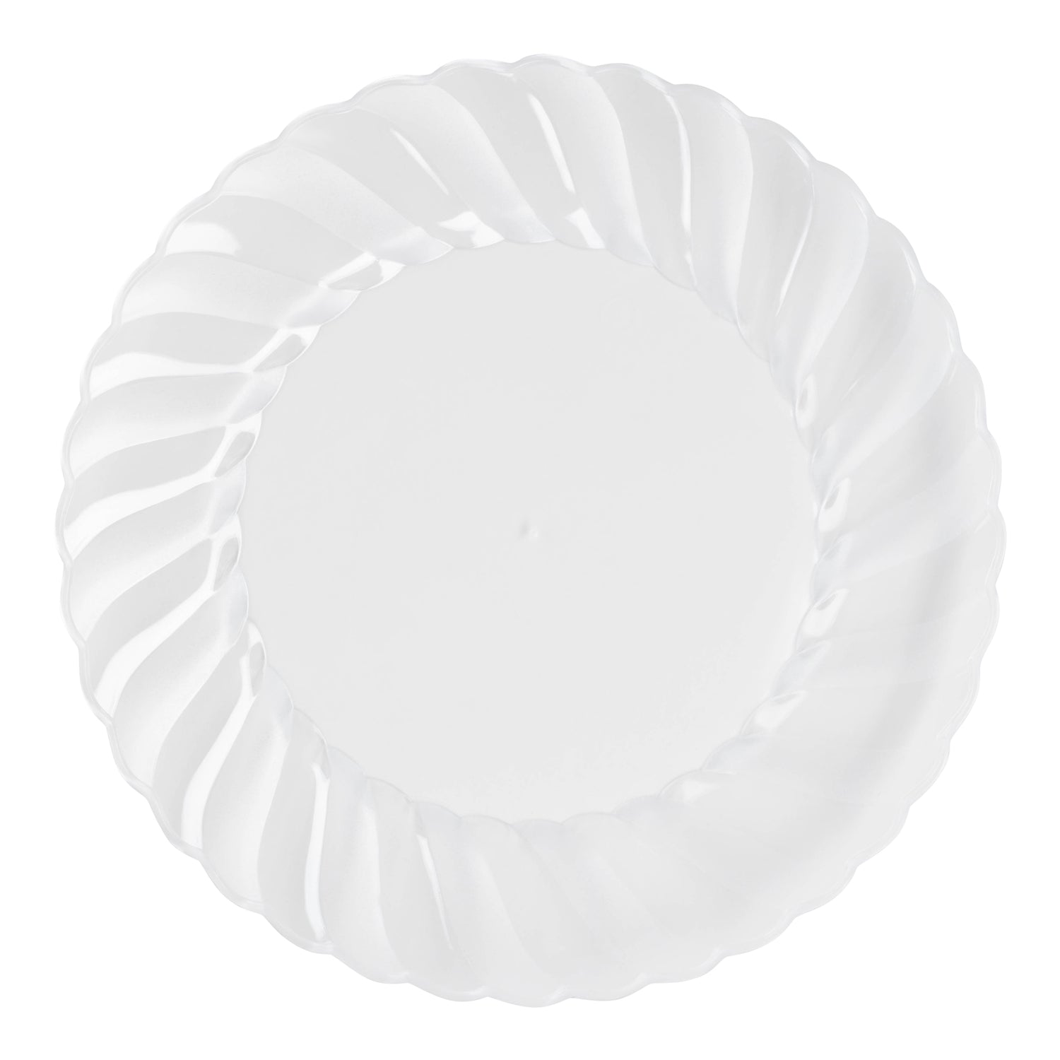 Clear Flair Plastic Pastry Plates (6") | The Kaya Collection