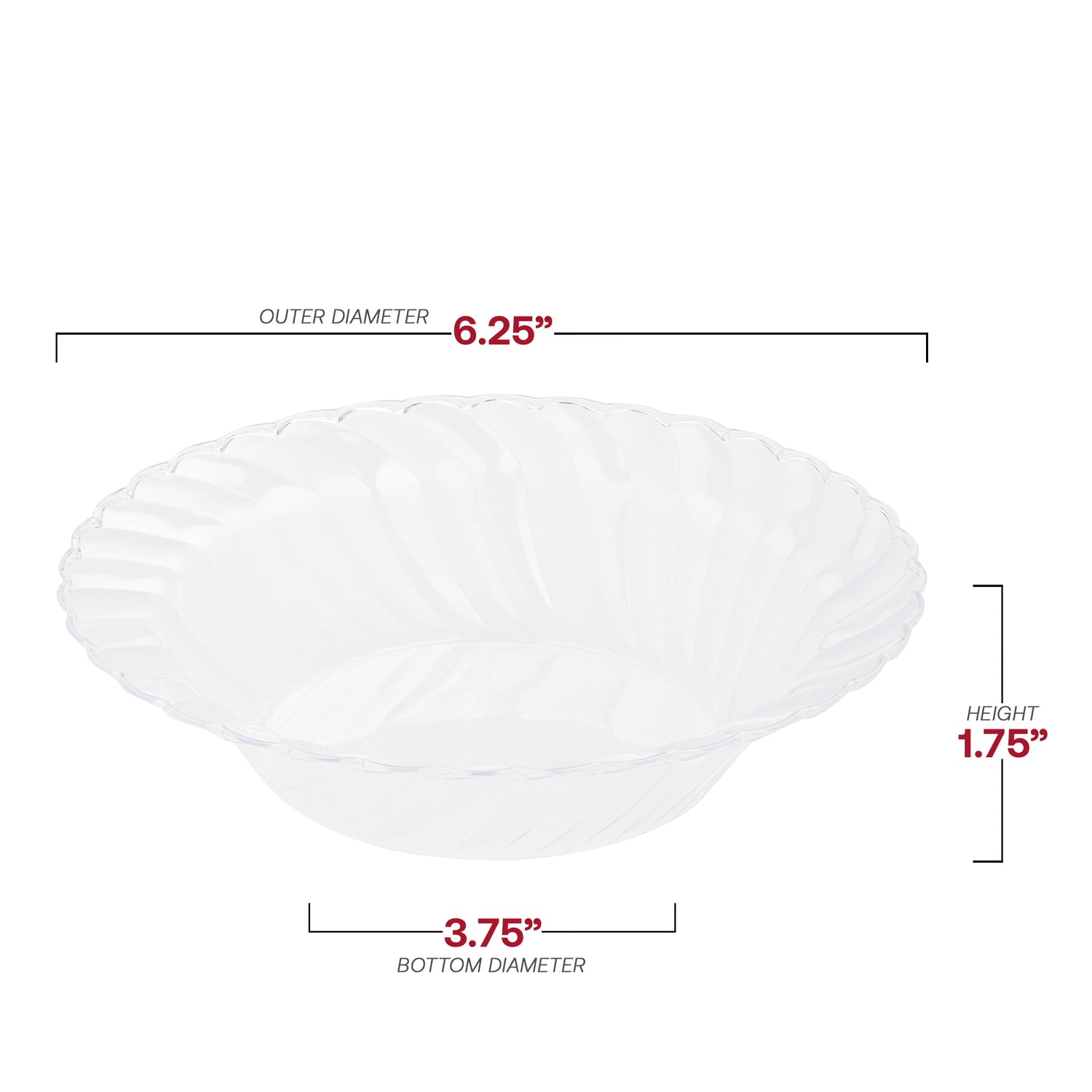 Clear Flair Disposable Plastic Soup Bowls (12 oz.) Main | The Kaya Collection