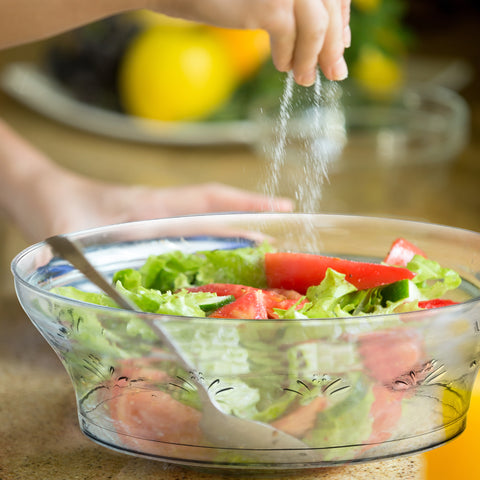 Clear Floral Round Plastic Soup Bowls (10 oz.)