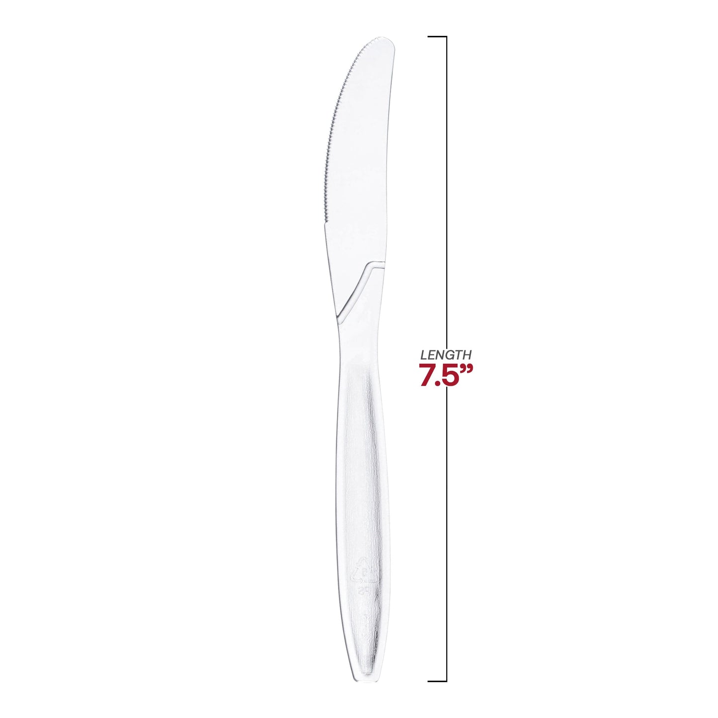 Clear Medium Heavy Weight Knives
