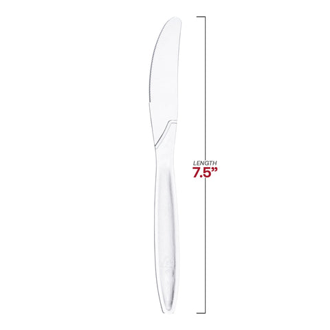 Clear Medium Heavy Weight Knives