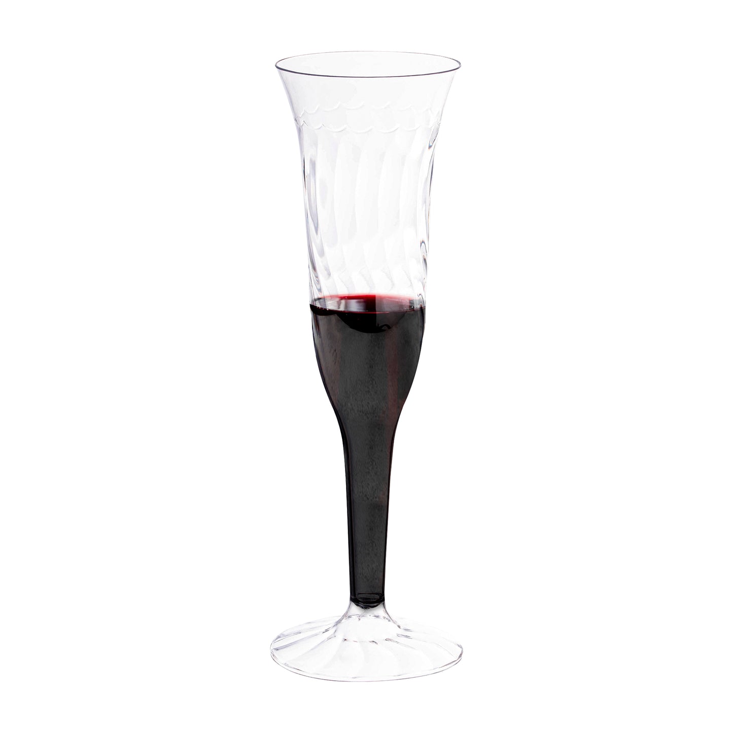 5 oz. Clear Disposable Plastic Champagne Flutes