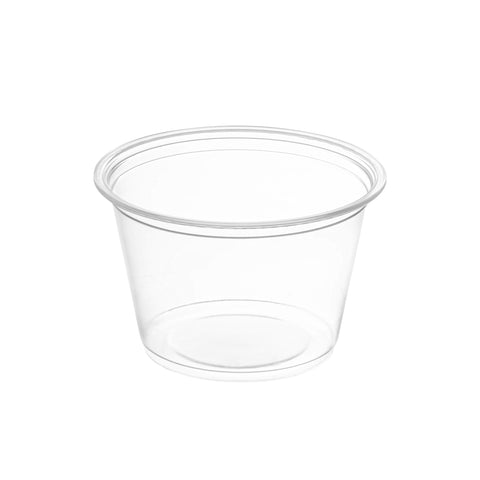 Clear Plastic Disposable Portion / Souffle Cups 1oz