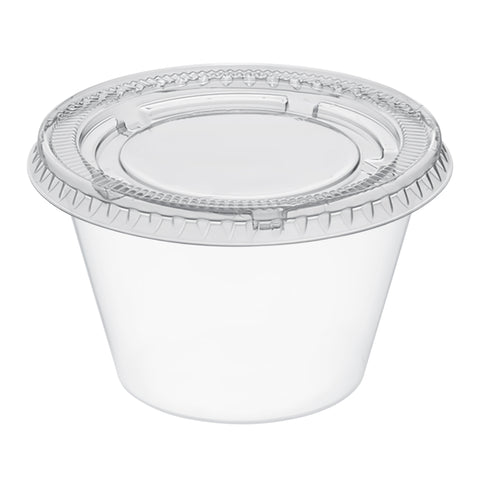 Clear Plastic Disposable Portion / Souffle cup 4oz