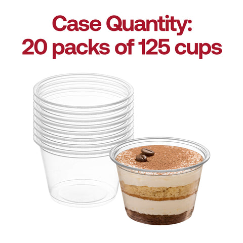 Clear Plastic Disposable Souffle Cups 2oz